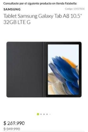Galaxy TabA8 gray 32Gb