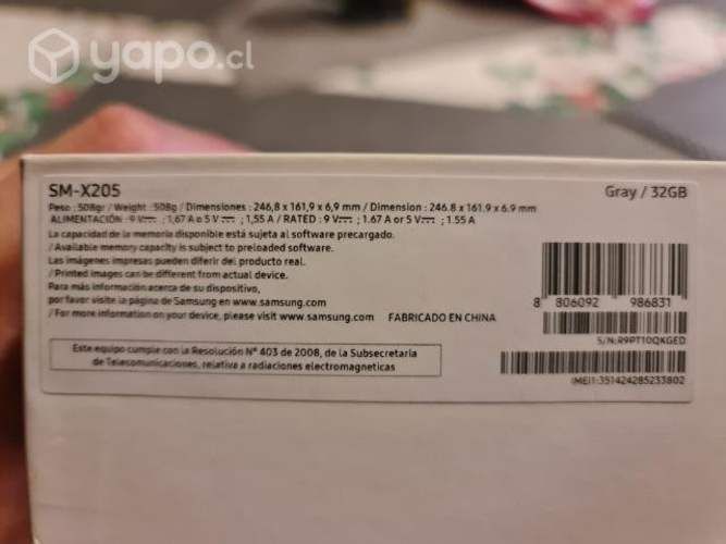 Galaxy TabA8 gray 32Gb