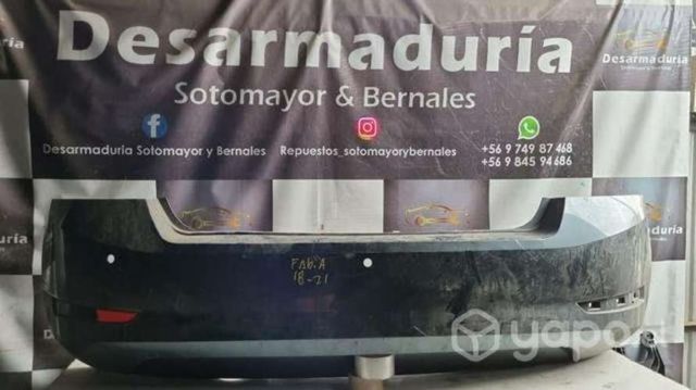 Parachoque fabia 2018 a 2021 1.3