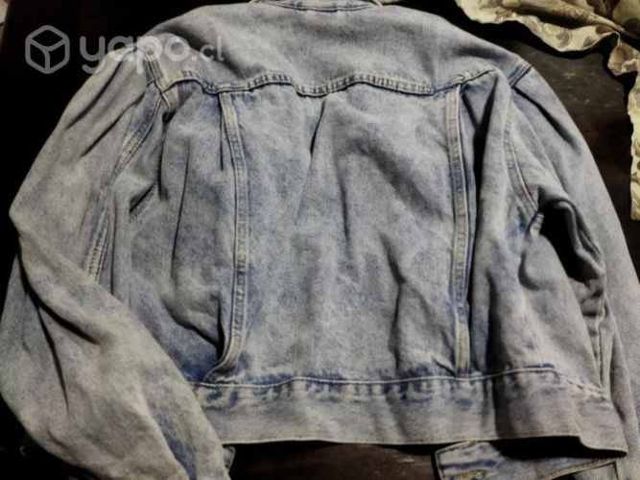 Chaqueta mezclilla talla xs hym