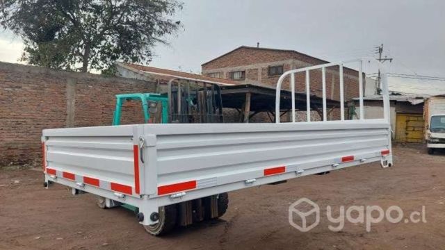 Carrocería Plana con Barandas 3.83 de largo