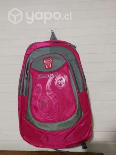 Mochila mujer rosada nueva