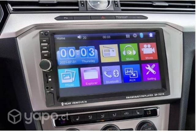 Radio Auto 2 Din Mirror Link+camara Retroceso