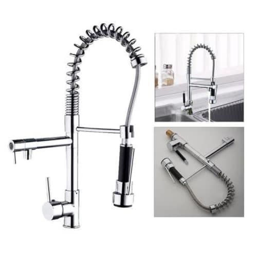 Grifo Llave Lavaplatos Monomando Cocina Extensible