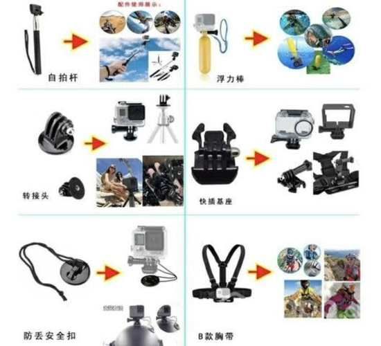 Maletín de Accesorios para Go Pro 50 en 1
