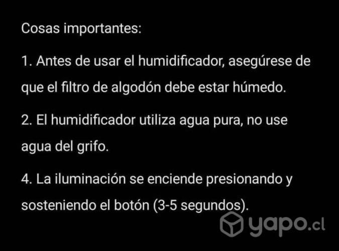 Humidificador de escritorio con luces 300mL+11rps