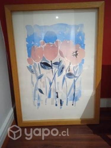 2 cuadros de la marquería azul