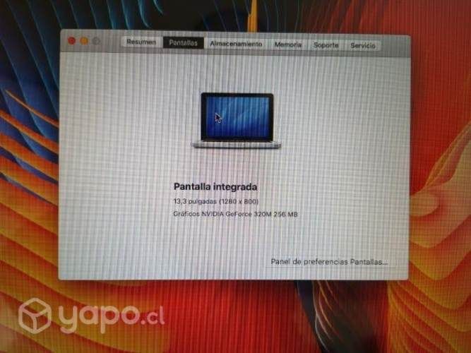 Macbook pro mid 2010 13 pulgadas