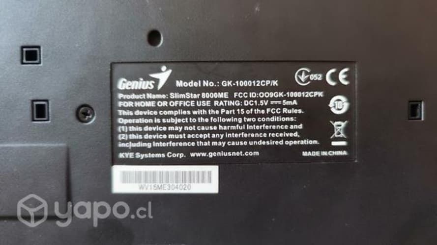 Teclado Genius Bluetooth en buen estado