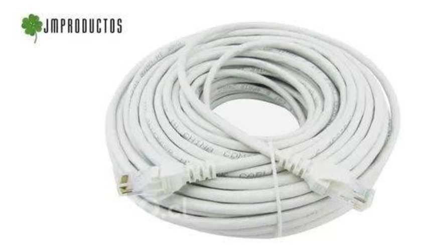 Cable De Red Ethertnet 30 Metros Rj45 Cat6