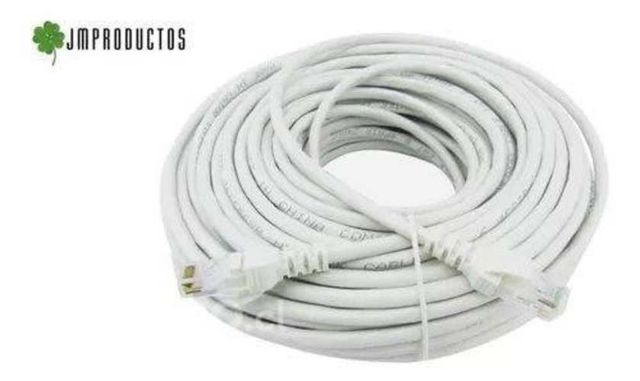 Cable De Red Ethertnet 30 Metros Rj45 Cat6