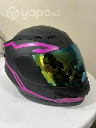 Casco para moto con luces led Talla XL