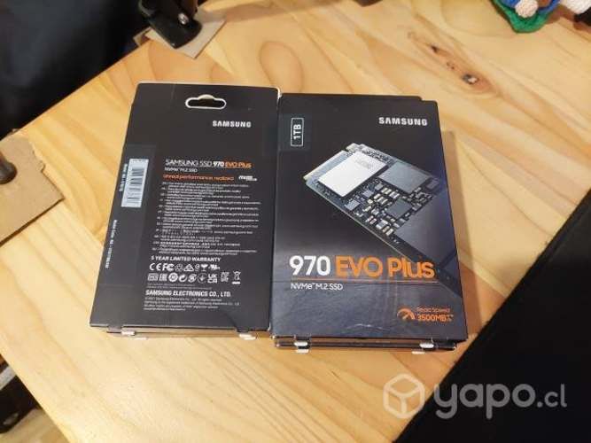 SSD Samsung 970 Evo Plus 1 TB - NUEVOS/SELLADOS