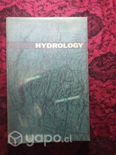 Libro de Hidrología en inglés (Hydrology), Meinzer