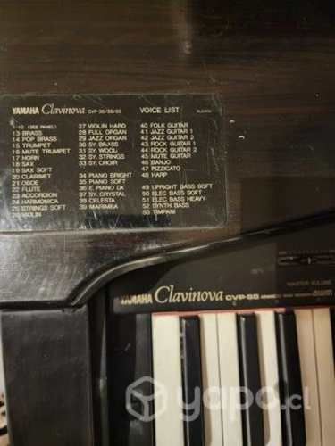 Piano eléctrico (clavinova) marca Yamaha CVP55