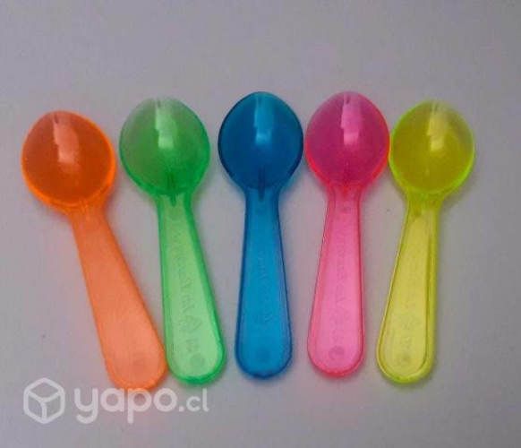 Pack 500 Cucharas 7.5cm Postre, Helado, Dulces