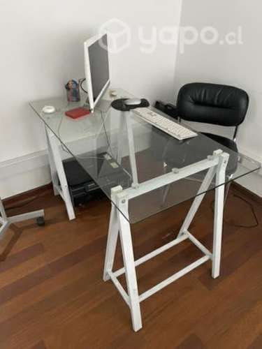 Escritorio de vidrio 120x65