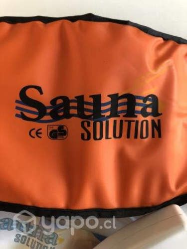 Cinturon sauna solution + cinta de medidas + libr