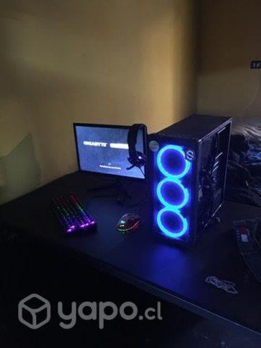 Pc con pantalla 75hz, teclado mecanico y más