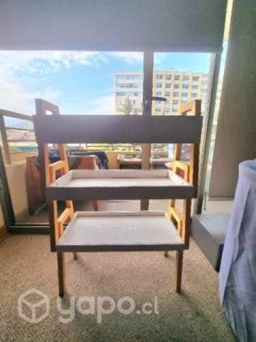 Repisa madera 3 divisiones