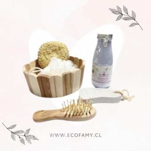 Canasto spa + sal de baño efervecente