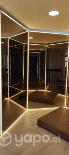 Estructura espejos modelaje