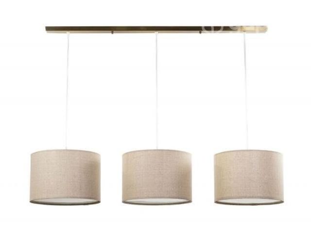 Lámpara Diseño 3 Colgante 1L Triple Cobre (nuevo)