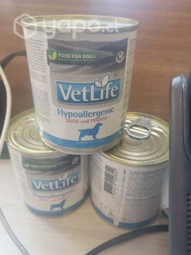 Alimento perro tarro hypoalergenico vetlife