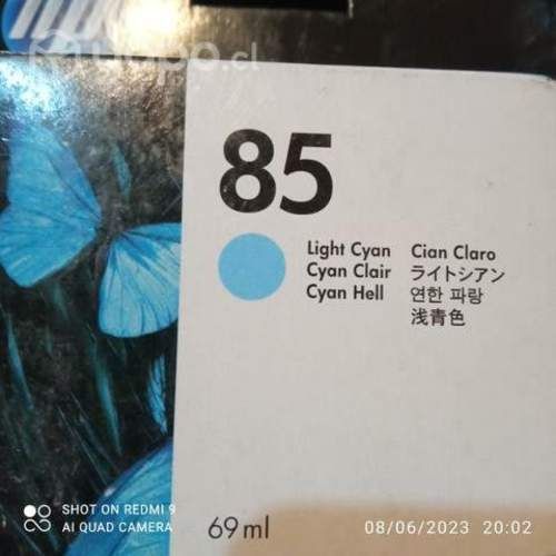 Tinta HP 85 light cyan original de 69ml