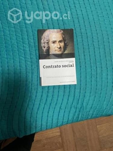 Libro Contrato social de Jean Jacques Rousseau