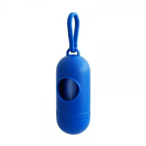 Dispensador portatil de bolsas transparente +2 rol