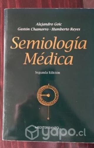 Libros de salud Mosby y Semiología de Goic