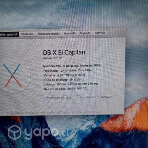 Macbook pro 16 pulgadas