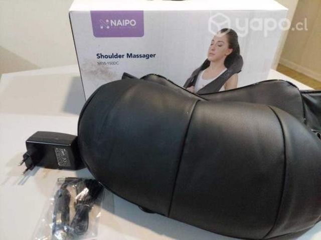 Masajeador de Cuello y Espalda con calor Naipo