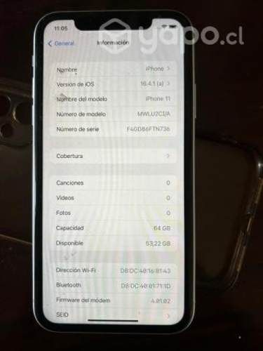IPhone 11 64 GB desbloqueado