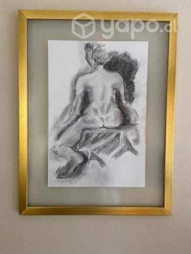 Cuadro original en carbón