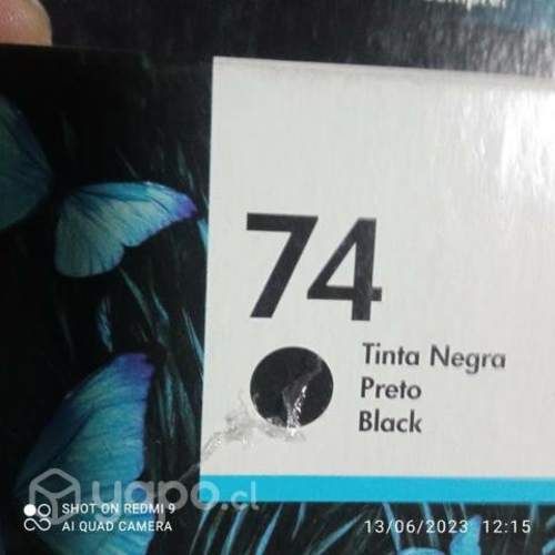 Tinta HP 74 black original