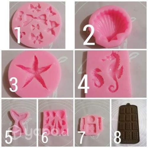Moldes para repostería o manualidades