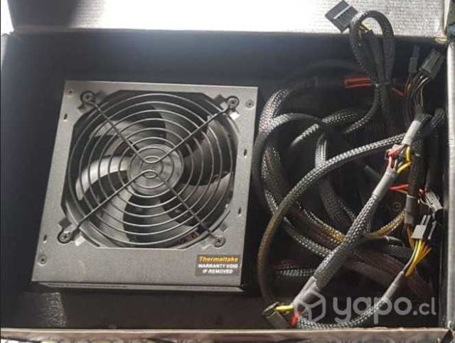 Fuente poder thermaltake 500w 80plus