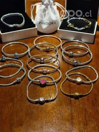 Pulseras Pandora Rpc bañadas en plata