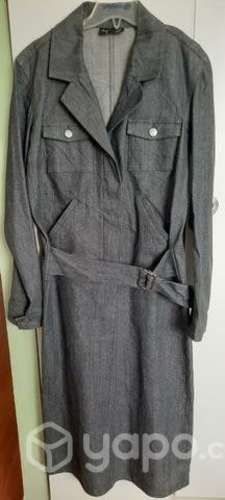 Vestido mezclilla talla 38 frances, hermoso maipu