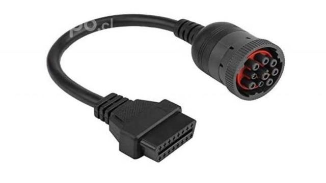 Adaptador Obd 16 Pin A 9 Pin J1939 J1708 Deutch
