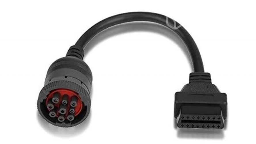 Adaptador Obd 16 Pin A 9 Pin J1939 J1708 Deutch