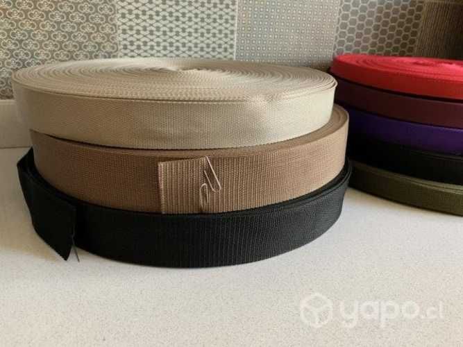 8 rollos de Huincha mochila - 50 mts cada uno