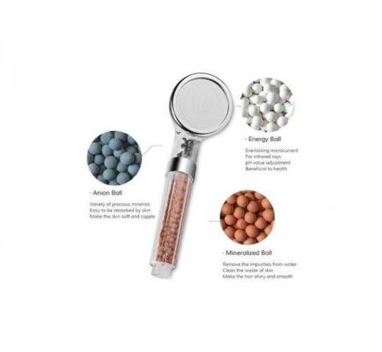 Cabezal Ducha Spa Con Filtro Mineral Purificador /