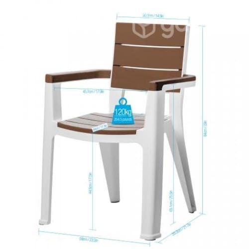 Juego sala estar mesa sillas Las cujas tex. M-R