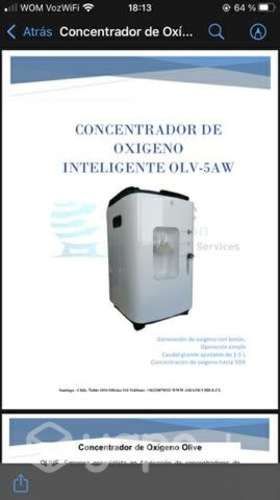 Concentrador de Oxígeno Inteligente OLV-5AW