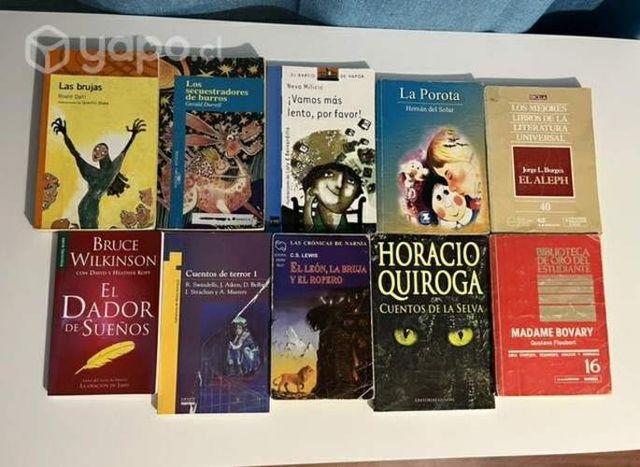 Lote 10 libros