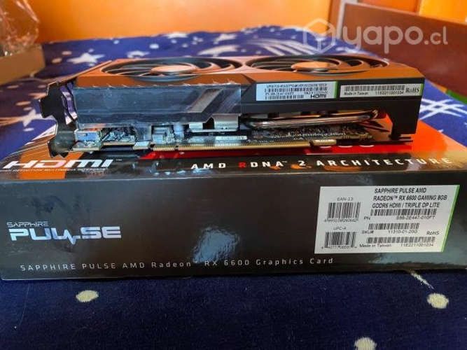 Tarjeta Grafica Sapphire Pulse RX6600