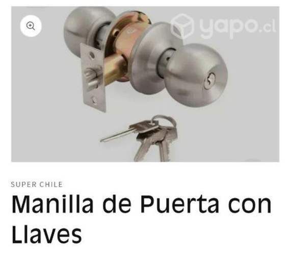 Manilla de puerta con llaves